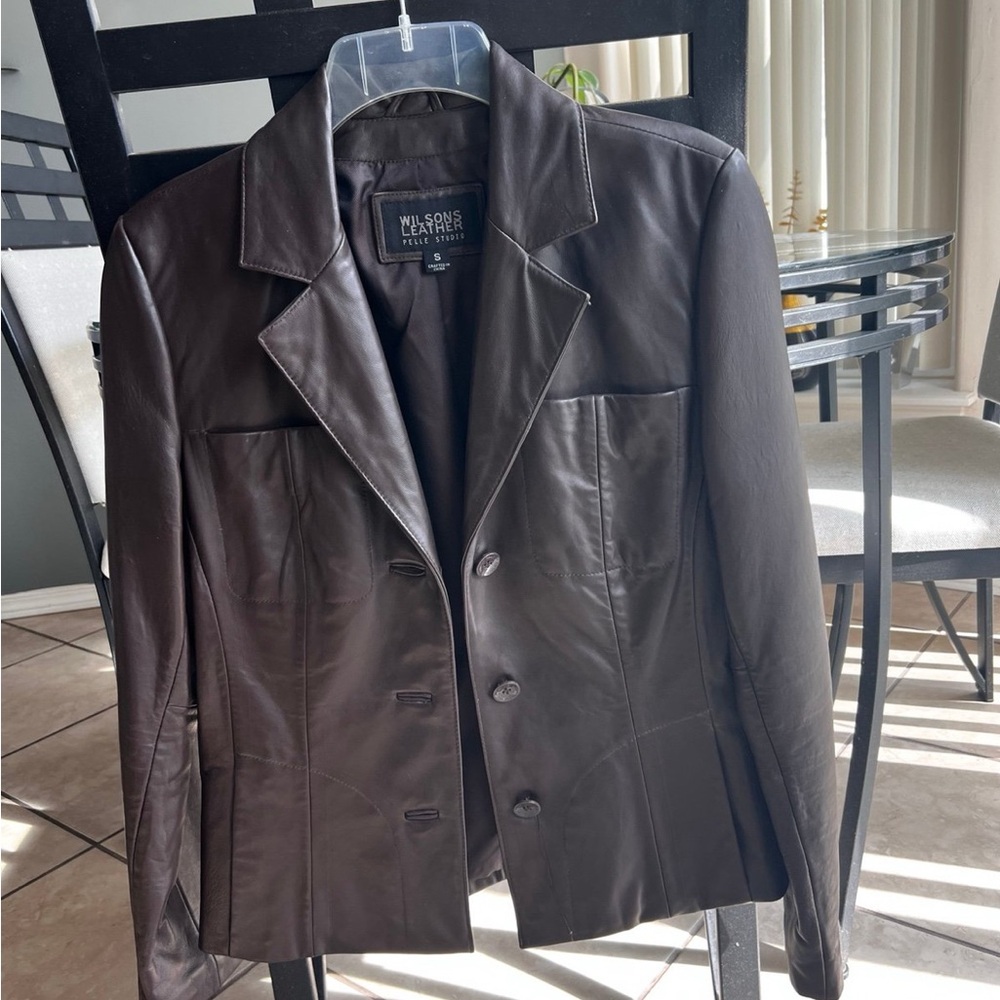 Wilsons Leather Dark Brown Jacket
